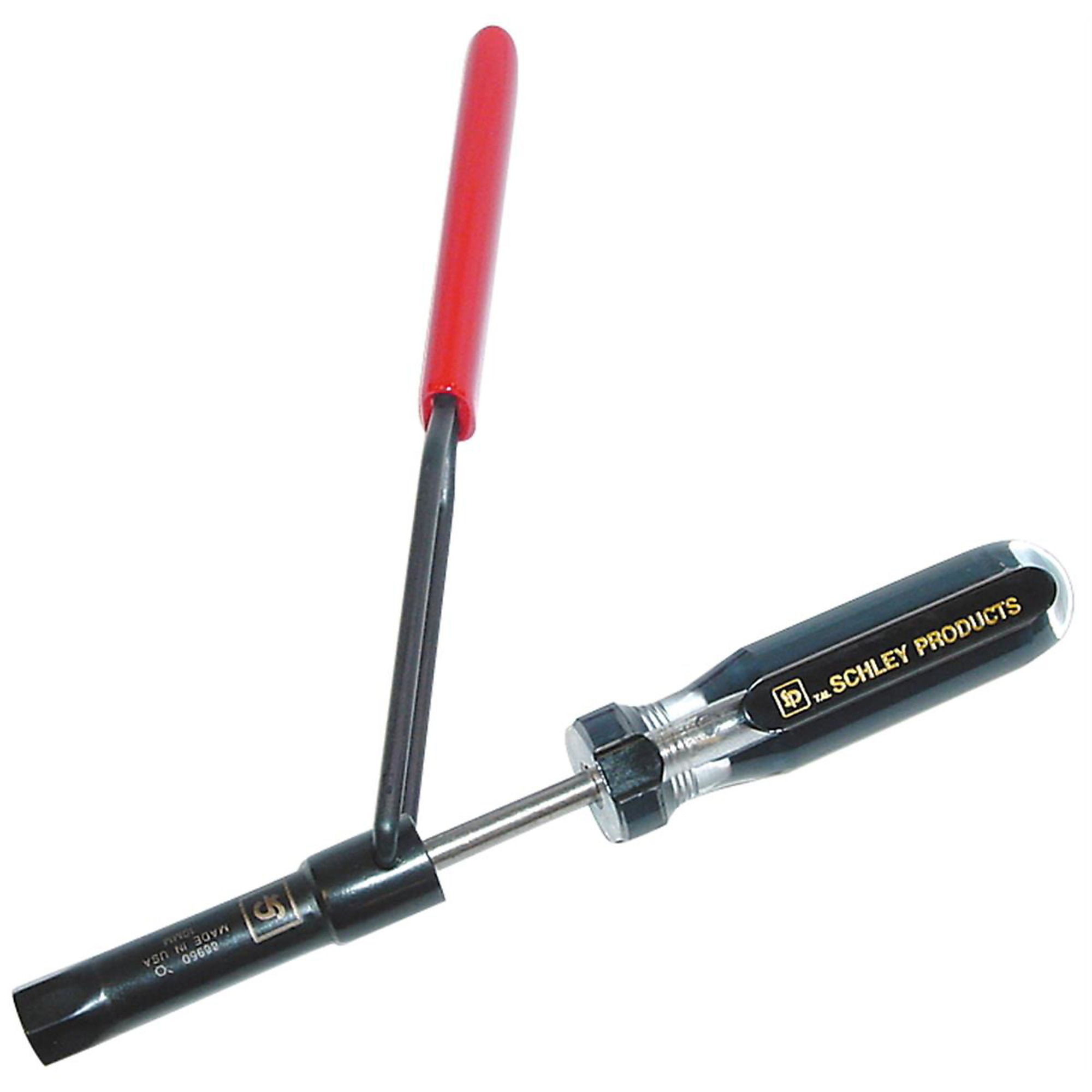 Schley Products Valve Adjustment Tool — 10mm Jam Nut, Chrome Vanadium Steel, Soft Grip Handle, Model# SCH88950